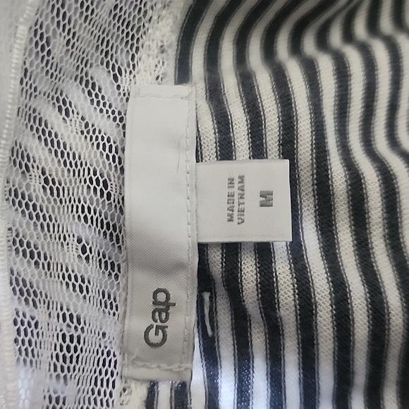 GAP Short Sleeve Knit Striped Cardigan - Picture 5 of 9